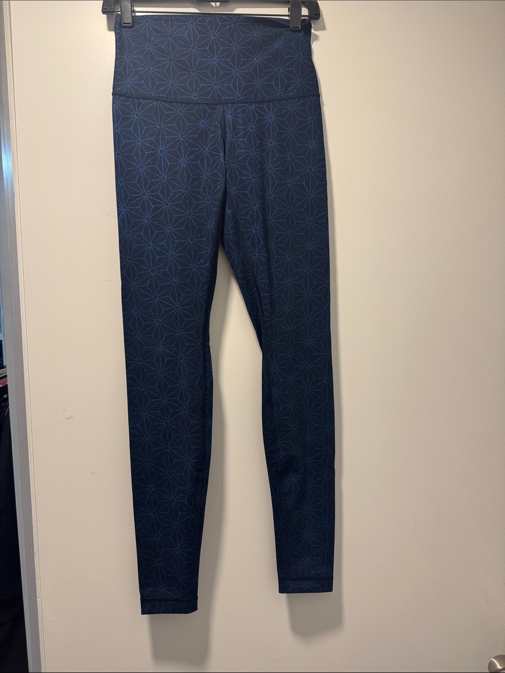 lululemon athletica Navy Geometric High-Rise Leggings